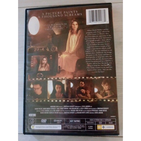 Aura DVD With Rula Lenska Terrifying Horror Movie Very Good Shane Taylor VGUC - Picture 2 of 3